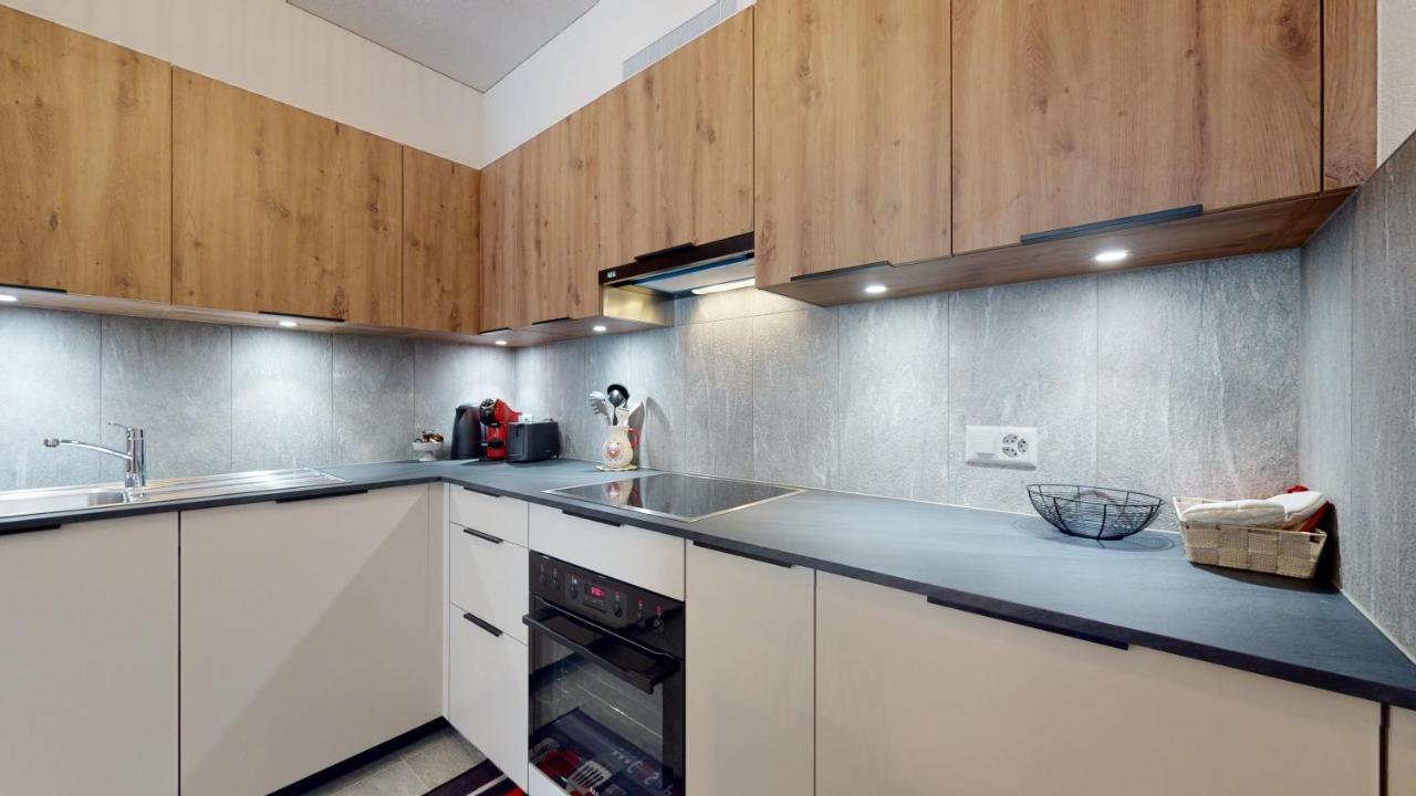 Apartment With Sauna And Mountain View Лойкербад Екстериор снимка
