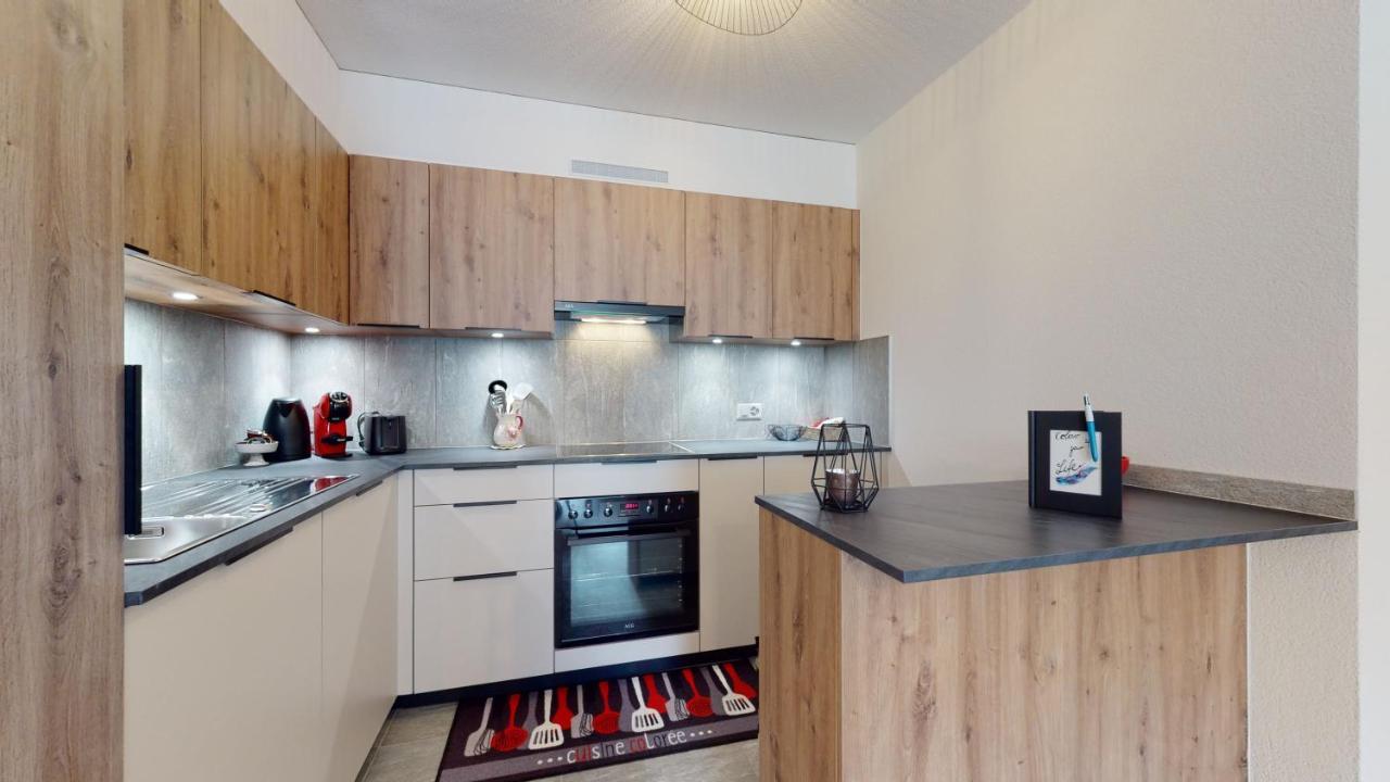 Apartment With Sauna And Mountain View Лойкербад Екстериор снимка