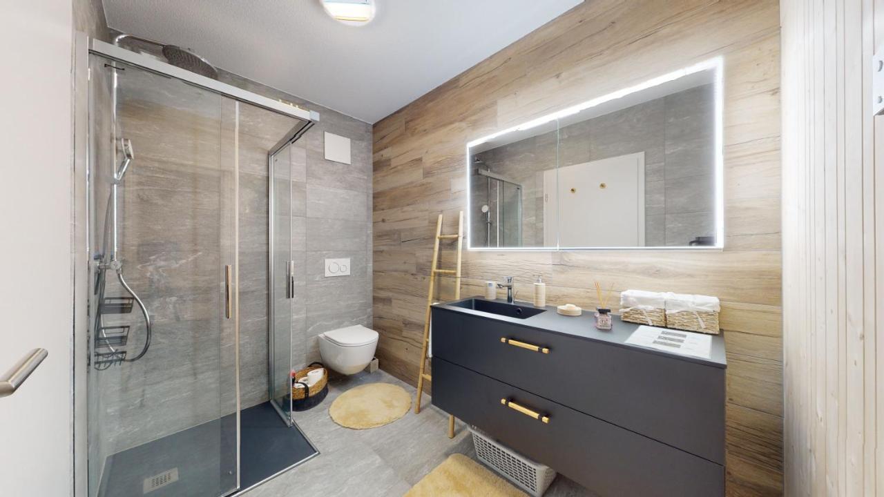 Apartment With Sauna And Mountain View Лойкербад Екстериор снимка
