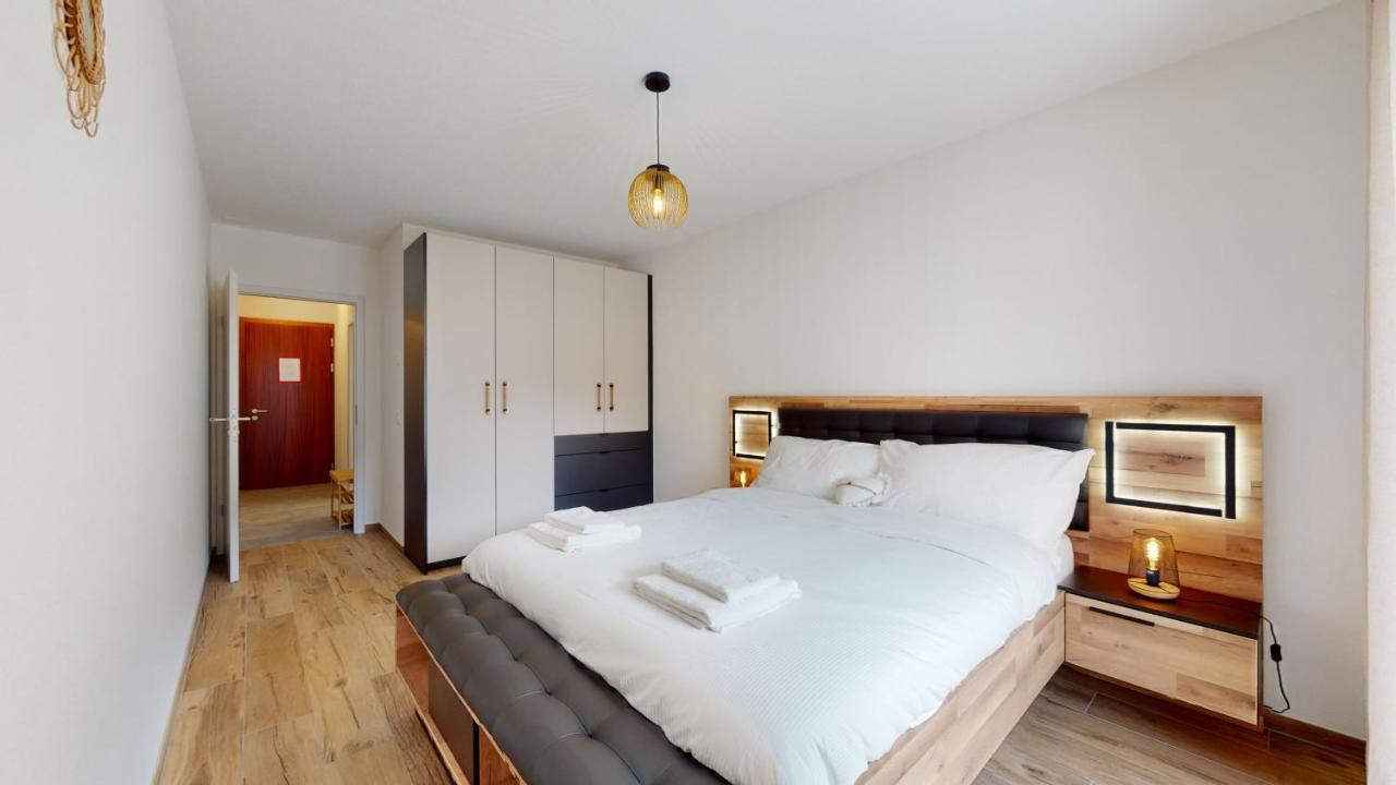 Apartment With Sauna And Mountain View Лойкербад Екстериор снимка