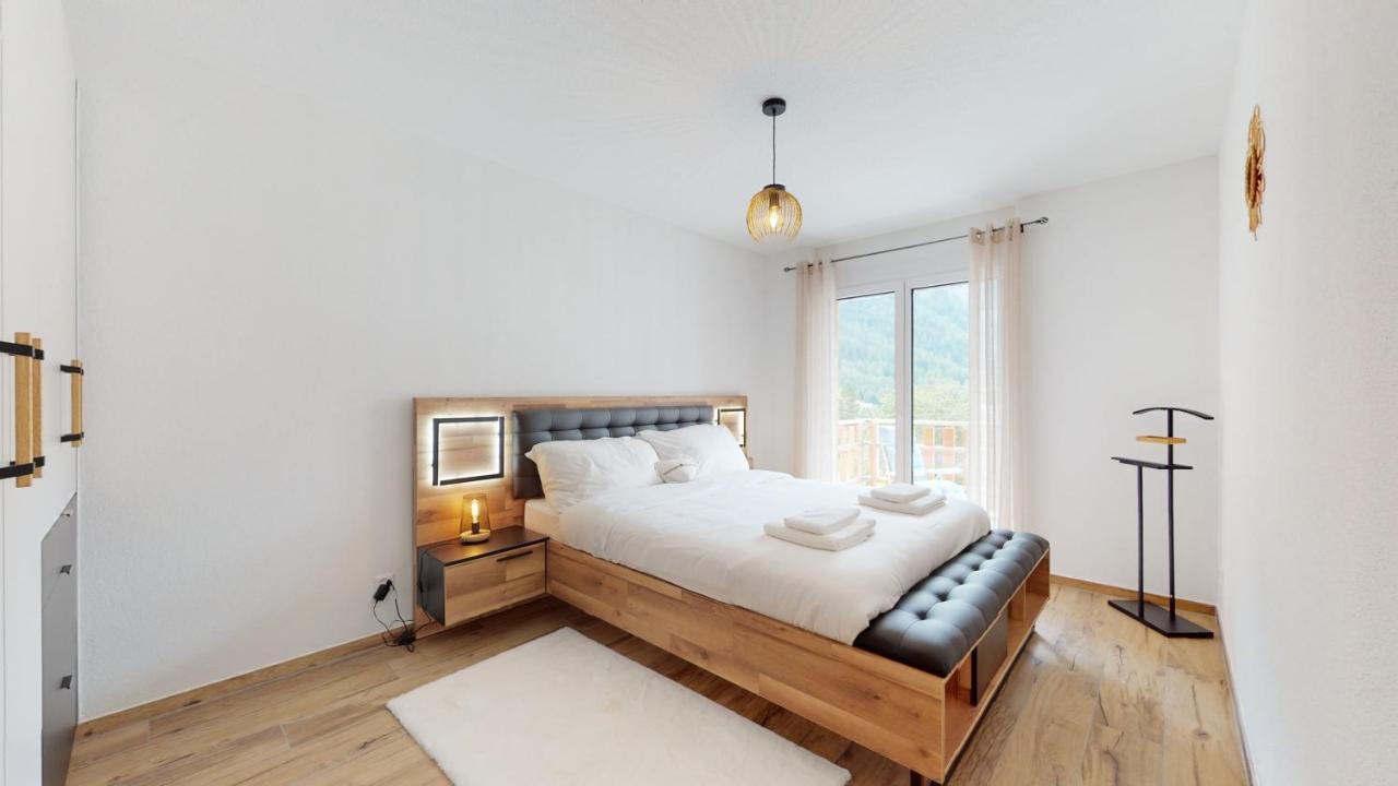 Apartment With Sauna And Mountain View Лойкербад Екстериор снимка